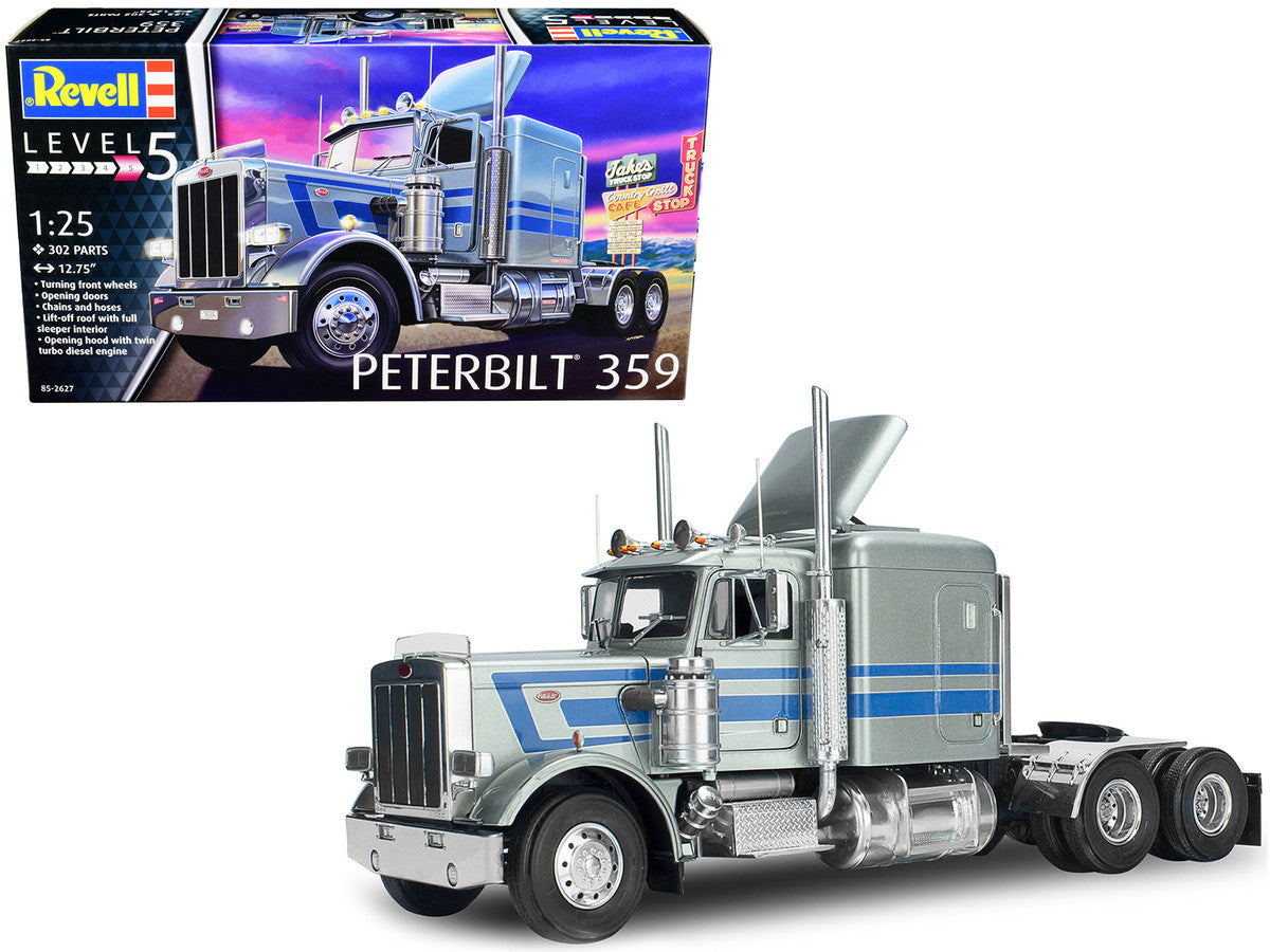 Level 5 Model Kit Peterbilt 359 Truck Tractor 1/25 Scale Model by Revell by Revell
