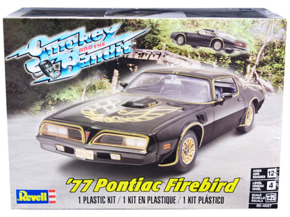 Level 4 Model Kit 1977 Pontiac Firebird "Smokey and the Bandit" (1977) Movie 1/25 Scale Model Car by Revell by Revell