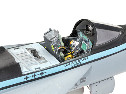 Level 5 Model Kit Maverick's F/A-18E Super Hornet Jet "Top Gun: Maverick" (2022) Movie 1/48 Scale Model by Revell by Revell