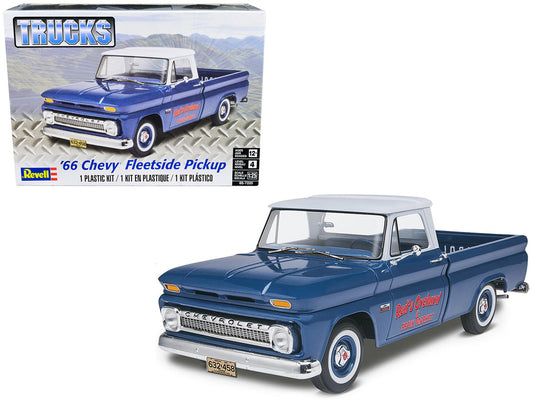 Level 4 Model Kit 1966 Chevrolet Fleetside Pickup Truck 1/25 Scale Model by Revell by Revell