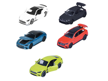 "Mercedes-AMG" 5 Piece Set 1/64 Diecast Model Cars by Majorette-0