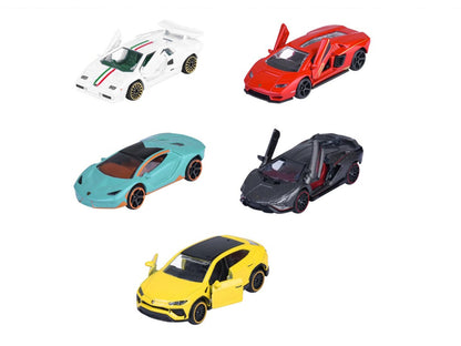 "Lamborghini" (2026) 5 Piece Set 1/64 Diecast Model Cars by Majorette-0