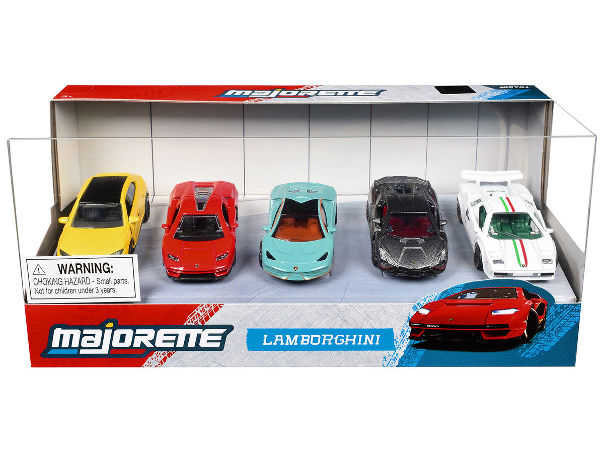 "Lamborghini" (2026) 5 Piece Set 1/64 Diecast Model Cars by Majorette-1