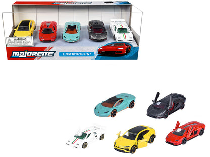 "Lamborghini" (2026) 5 Piece Set 1/64 Diecast Model Cars by Majorette-2