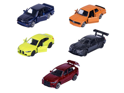 "BMW Edition" 5 Piece Set 1/64 Diecast Model Cars by Majorette-0