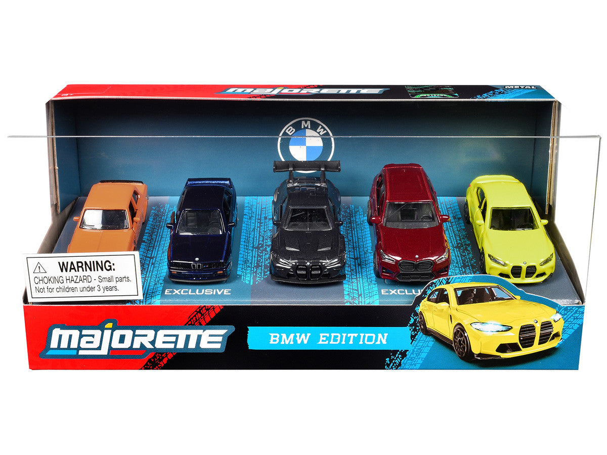 "BMW Edition" 5 Piece Set 1/64 Diecast Model Cars by Majorette-1