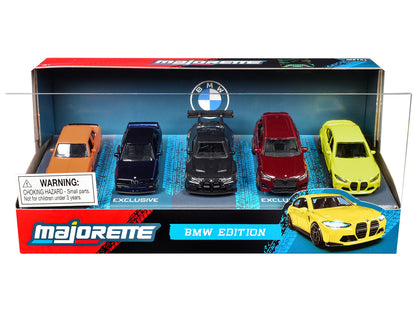 "BMW Edition" 5 Piece Set 1/64 Diecast Model Cars by Majorette-1
