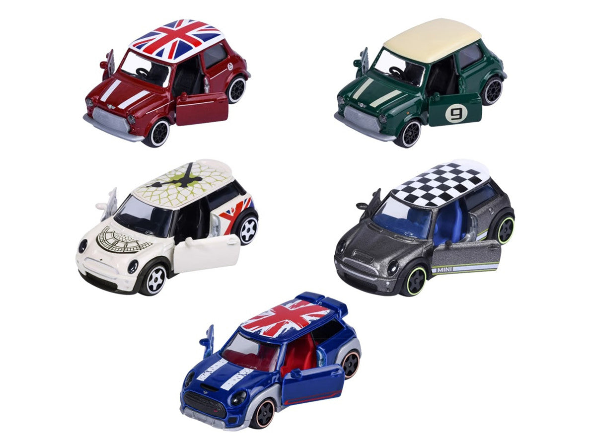 "Mini Icons" 5 Piece Set 1/64 Diecast Model Cars by Majorette-1