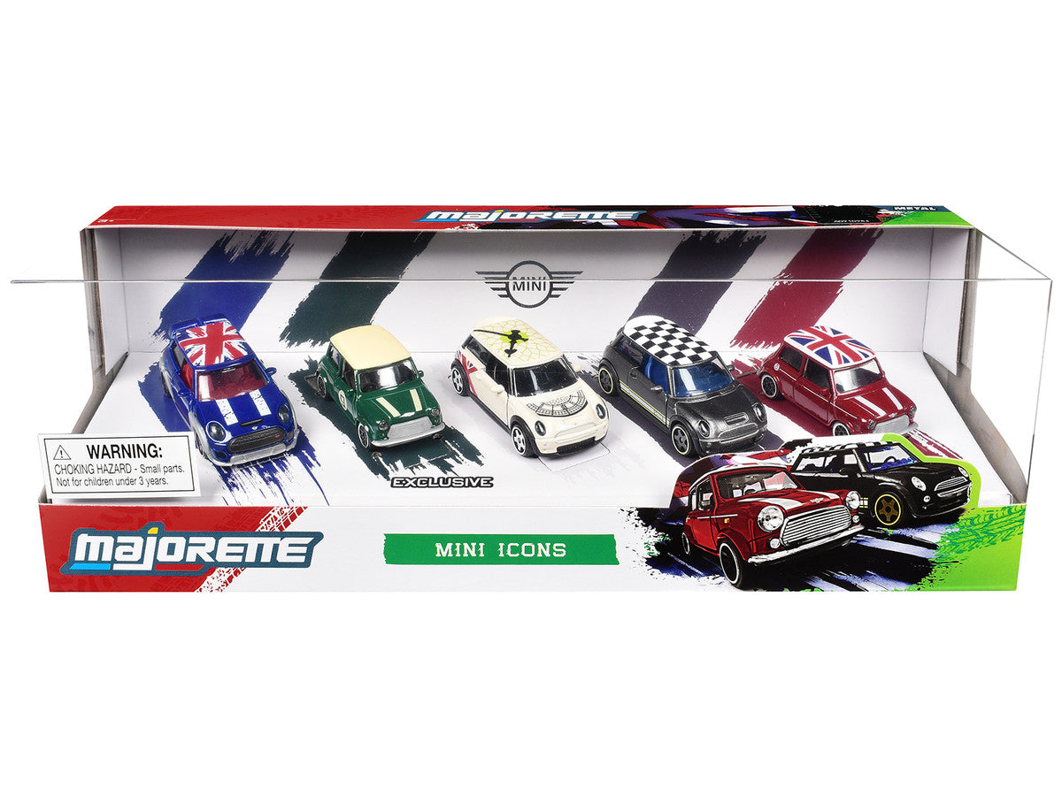 "Mini Icons" 5 Piece Set 1/64 Diecast Model Cars by Majorette-2