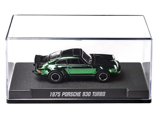 1975 Porsche 930 Turbo Green Metallic "Collection" Series 1/64 Diecast Model Car by Majorette by Majorette