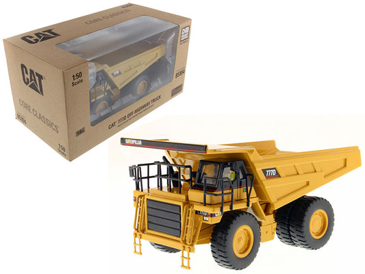 CAT Caterpillar 777D Off Highway Dump Truck with Operator "Core Classics Series" 1/50 Diecast Model by Diecast Masters by Diecast Masters