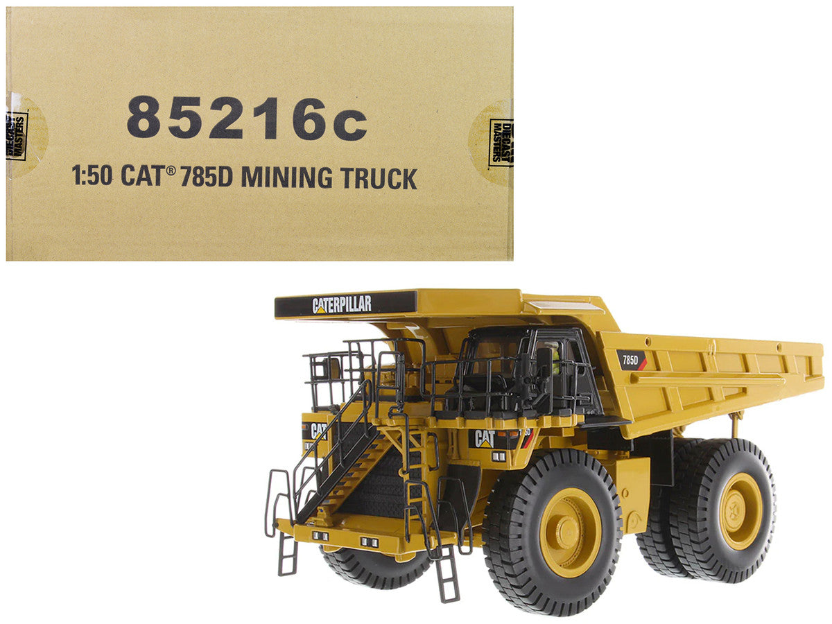 CAT Caterpillar 785D Mining Truck Yellow with Operator "Core Classics" Series 1/50 Diecast Model by Diecast Masters by Diecast Masters