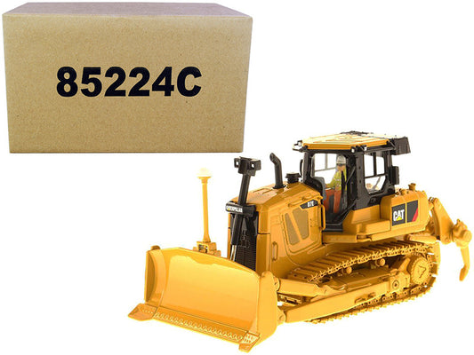 CAT Caterpillar D7E Track Type Tractor with Electric Drive with Operator "Core Classics Series" 1/50 Diecast Model by Diecast Masters by Diecast Masters