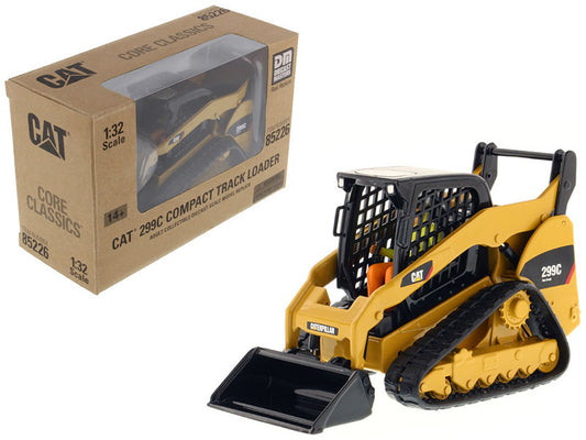 CAT Caterpillar 299C Compact Track Loader with Work Tools and Operator "Core Classics" Series 1/32 Diecast Model by Diecast Masters by Diecast Masters