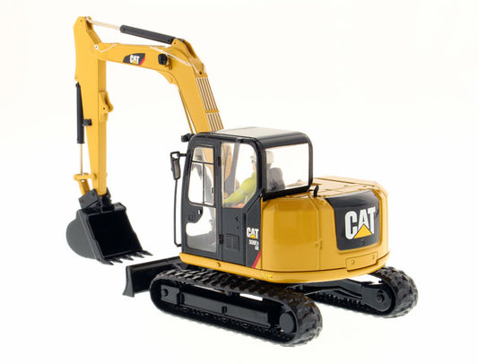 CAT Caterpillar 308E2 CR SB Mini Hydraulic Excavator with Working Tools and Operator "Core Classics" Series 1/32 Diecast Model by Diecast Masters by Diecast Masters