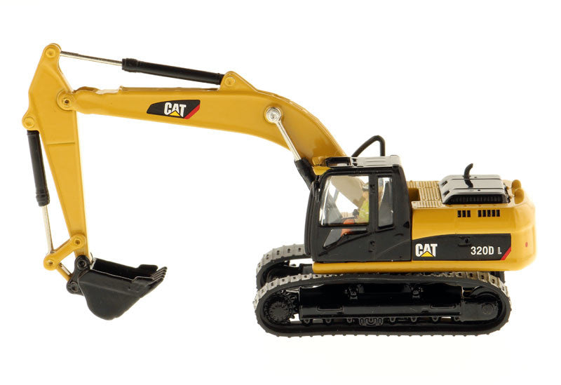 CAT Caterpillar 320D L Hydraulic Excavator with Operator "High Line" Series 1/87 (HO) Scale Diecast Model by Diecast Masters by Diecast Masters
