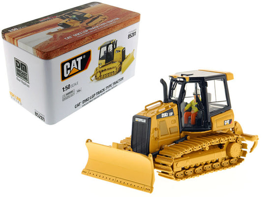 CAT Caterpillar D5K2 LGP Track Type Tractor Dozer with Ripper and Operator "High Line" Series 1/50 Diecast Model by Diecast Masters by Diecast Masters