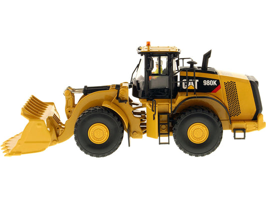 CAT Caterpillar 980K Wheel Loader Rock Configuration with Operator "Core Classics Series" 1/50 Diecast Model by Diecast Masters by Diecast Masters