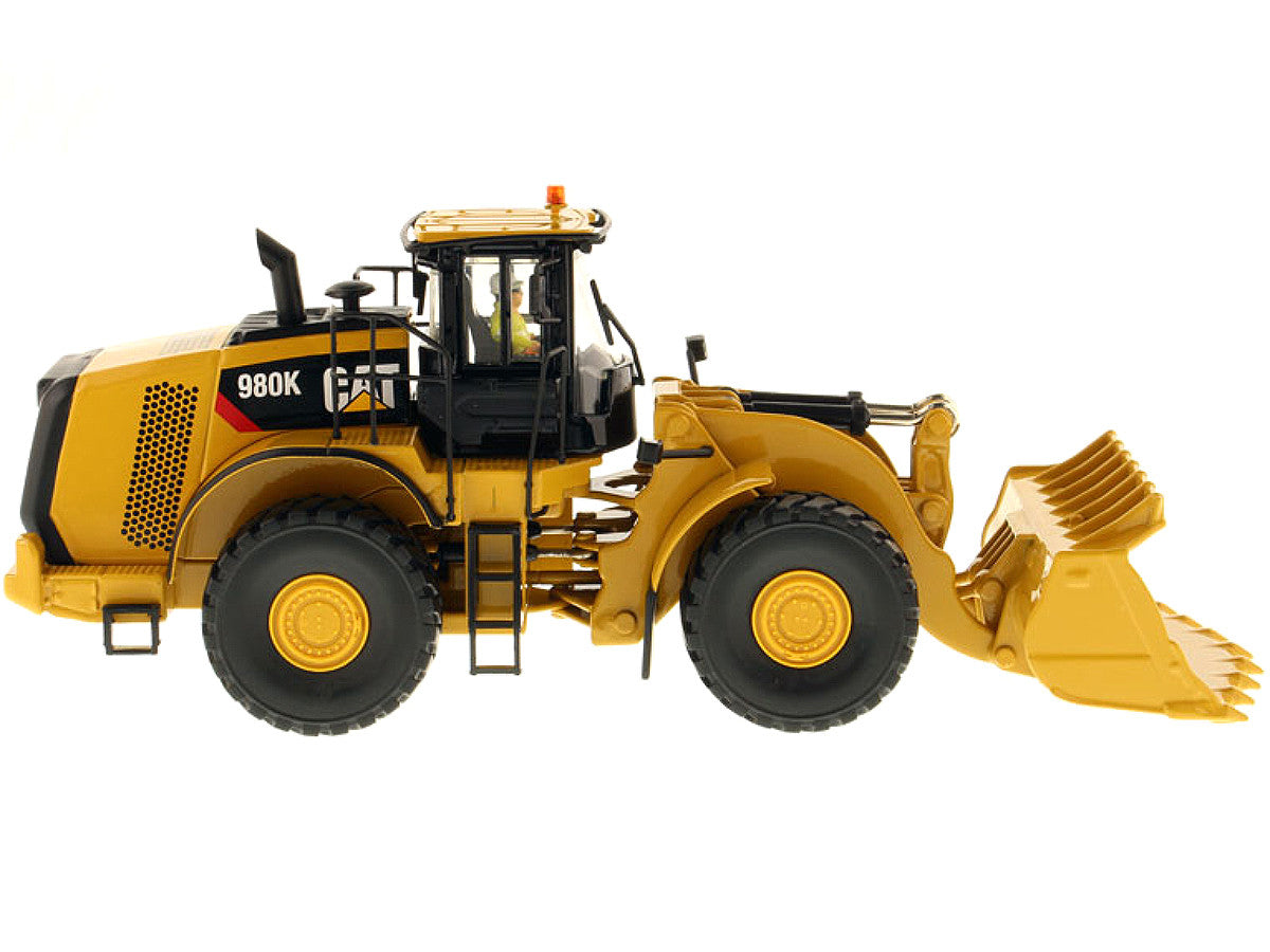 CAT Caterpillar 980K Wheel Loader Rock Configuration with Operator "Core Classics Series" 1/50 Diecast Model by Diecast Masters by Diecast Masters