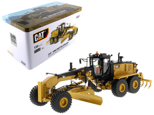 CAT Caterpillar 16M3 Motor Grader with Operator "High Line Series" 1/50 Diecast Model by Diecast Masters by Diecast Masters