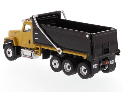 CAT Caterpillar CT681 Dump Truck Yellow and Black "High Line" Series 1/87 (HO) Scale Diecast Model by Diecast Masters by Diecast Masters