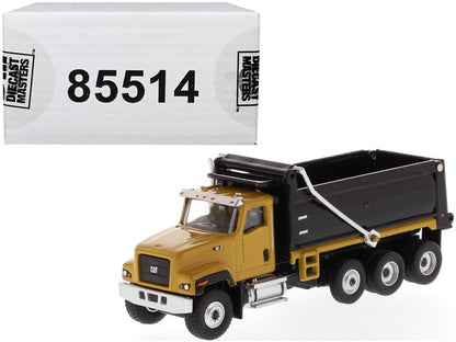 CAT Caterpillar CT681 Dump Truck Yellow and Black "High Line" Series 1/87 (HO) Scale Diecast Model by Diecast Masters by Diecast Masters