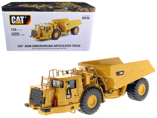 CAT Caterpillar AD60 Articulated Underground Truck with Operator "High Line Series" 1/50 Diecast Model by Diecast Masters by Diecast Masters