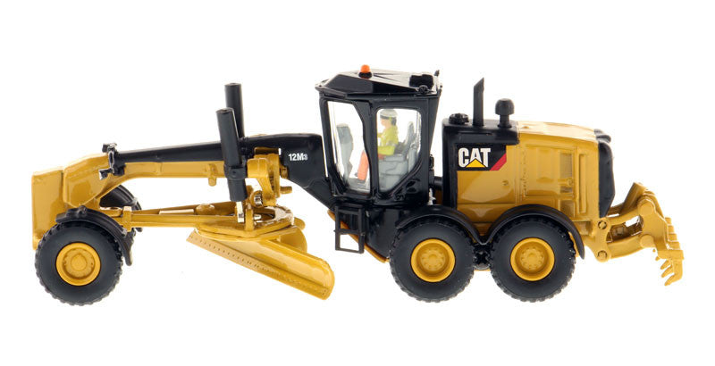 CAT Caterpillar 12M3 Motor Grader with Operator "High Line" Series 1/87 (HO) Scale Diecast Model by Diecast Masters by Diecast Masters