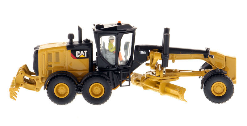 CAT Caterpillar 12M3 Motor Grader with Operator "High Line" Series 1/87 (HO) Scale Diecast Model by Diecast Masters by Diecast Masters