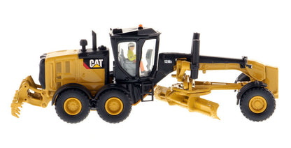CAT Caterpillar 12M3 Motor Grader with Operator "High Line" Series 1/87 (HO) Scale Diecast Model by Diecast Masters by Diecast Masters