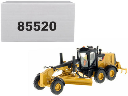 CAT Caterpillar 12M3 Motor Grader with Operator "High Line" Series 1/87 (HO) Scale Diecast Model by Diecast Masters by Diecast Masters