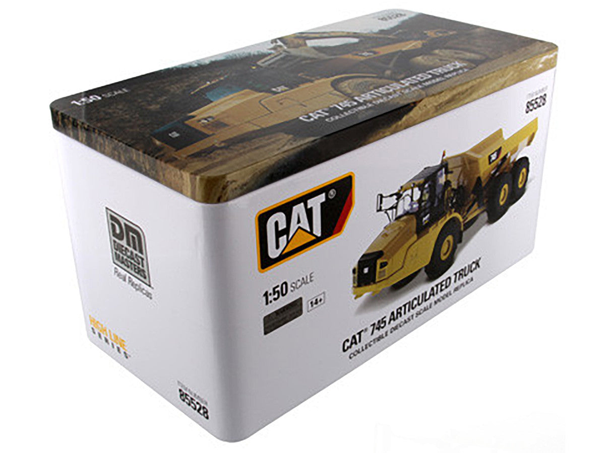 CAT Caterpillar 745 Articulated Dump Truck with Removable Operator "High Line" Series 1/50 Diecast Model by Diecast Masters by Diecast Masters