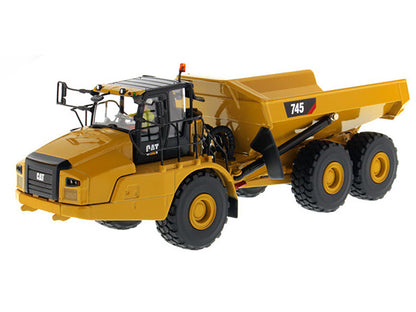 CAT Caterpillar 745 Articulated Dump Truck with Removable Operator "High Line" Series 1/50 Diecast Model by Diecast Masters by Diecast Masters