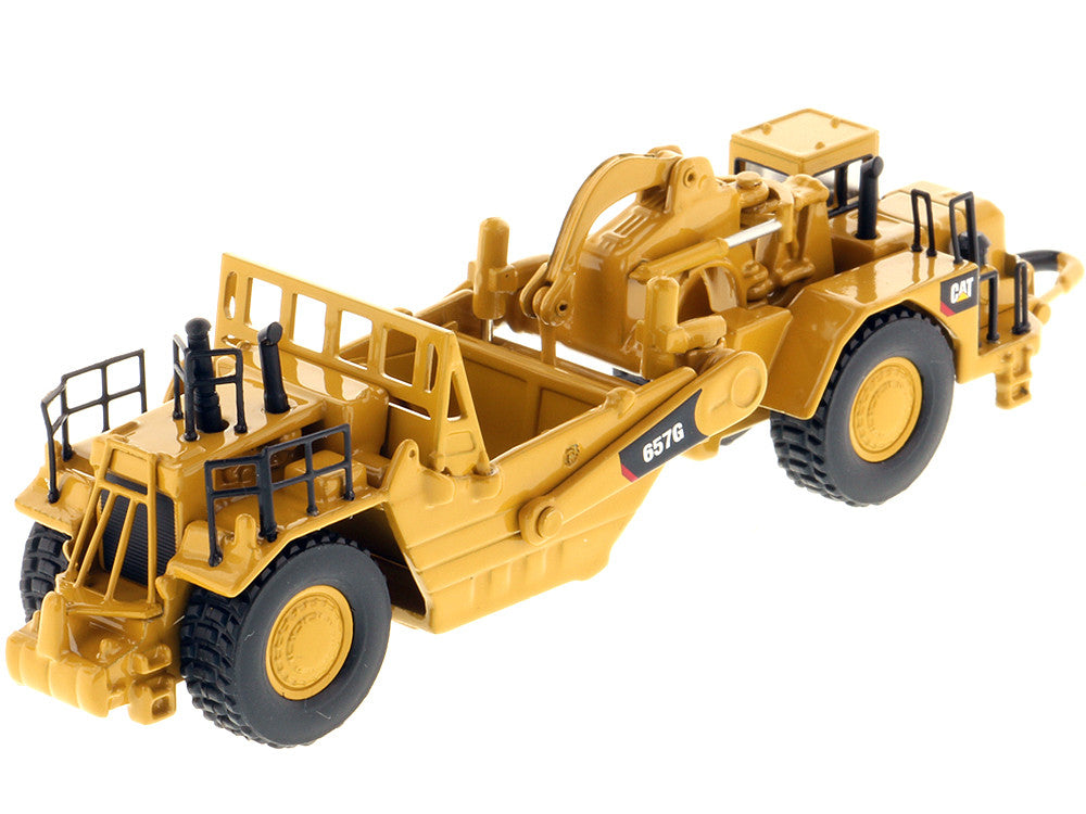 CAT Caterpillar 657G Wheeled Scraper Tractor "High Line" Series 1/125 Diecast Model by Diecast Masters-2