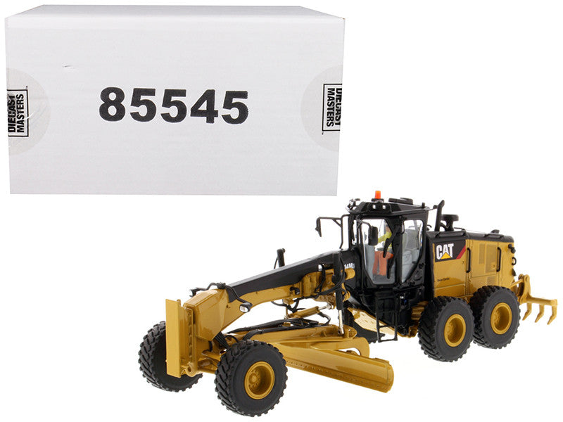 CAT Caterpillar 14M3 Motor Grader with Operator "High Line Series" 1/50 Diecast Model by Diecast Masters by Diecast Masters