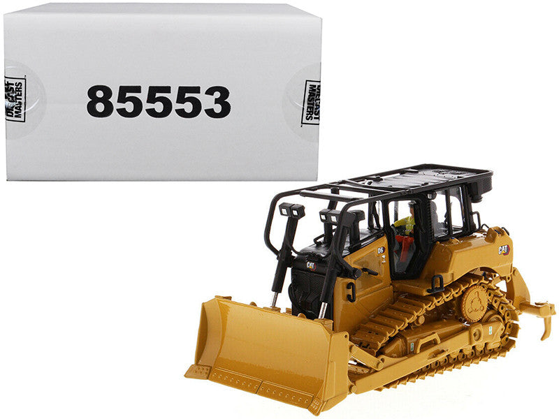 CAT Caterpillar D6 Track Type Tractor Dozer with SU Blade and Operator "High Line" Series 1/50 Diecast Model by Diecast Masters by Diecast Masters