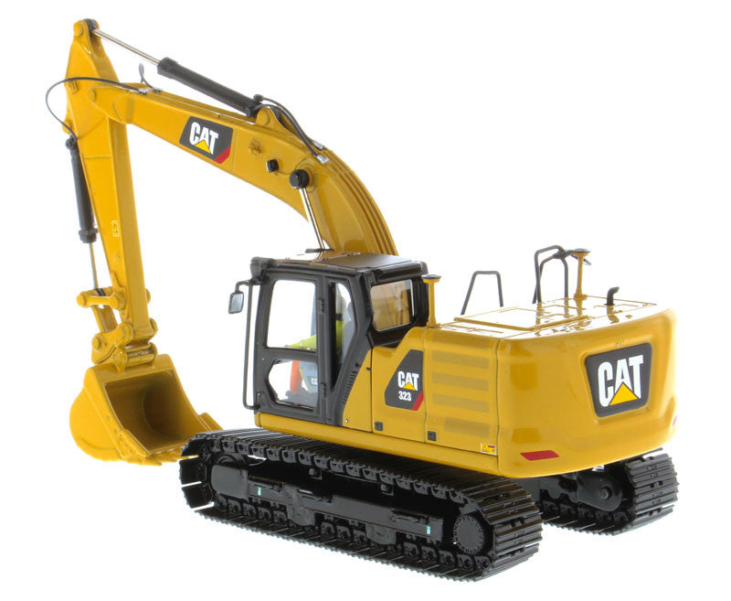 CAT Caterpillar 323 Hydraulic Excavator with Operator Next Generation Design "High Line Series" 1/50 Diecast Model by Diecast Masters by Diecast Masters