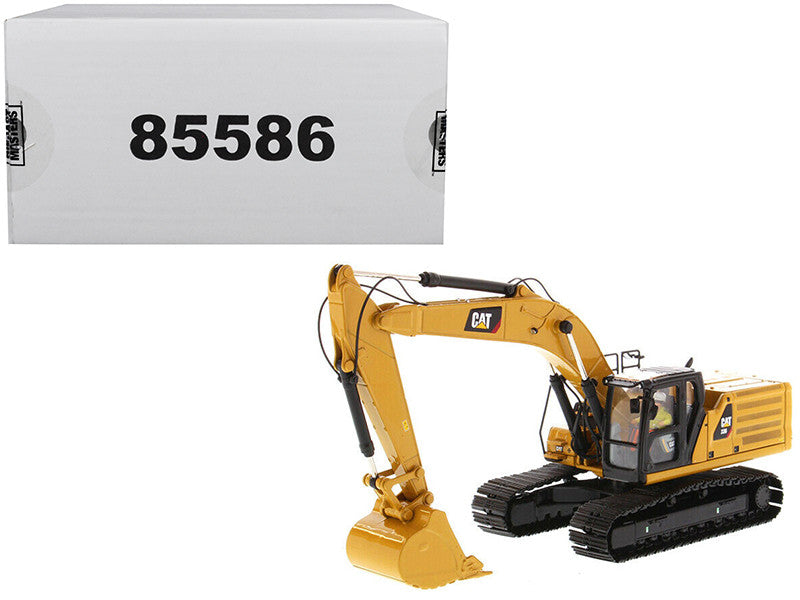 CAT Caterpillar 336 Next Generation Hydraulic Excavator and Operator "High Line" Series 1/50 Diecast Model by Diecast Masters by Diecast Masters