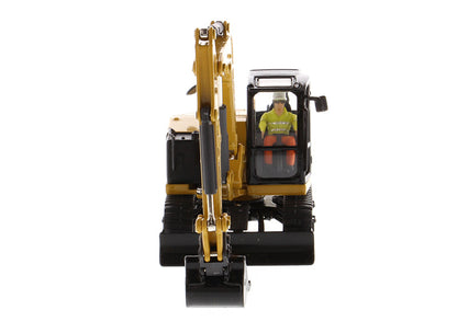 CAT Caterpillar 308 CR Next Generation Mini Hydraulic Excavator with Work Tools and Operator "High Line" Series 1/50 Diecast Model by Diecast Masters by Diecast Masters