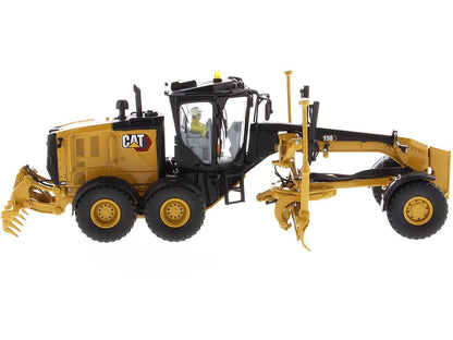 CAT Caterpillar 150 Motor Grader with Operator "High Line Series" 1/50 Diecast Model by Diecast Masters by Diecast Masters