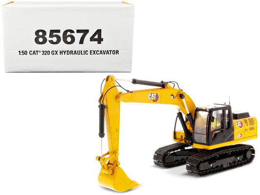 CAT Caterpillar 320 GX Hydraulic Excavator with Operator "High Line" Series 1/50 Diecast Model by Diecast Masters by Diecast Masters