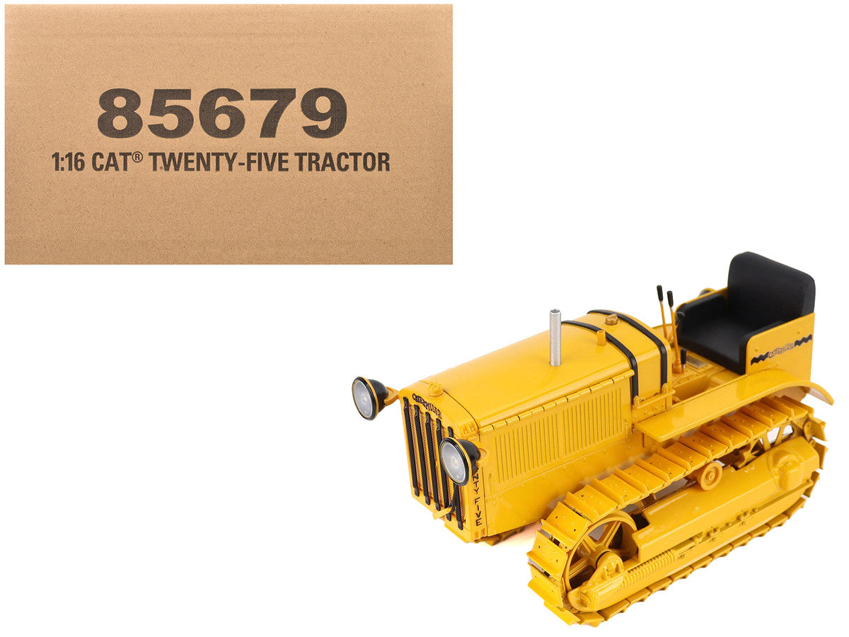 CAT Caterpillar Twenty Five Tractor Yellow "Vintage" Series 1/16 Diecast Model by Diecast Masters by Diecast Masters