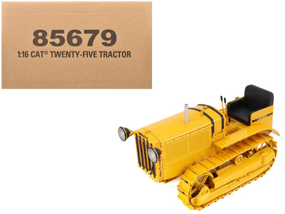CAT Caterpillar Twenty Five Tractor Yellow "Vintage" Series 1/16 Diecast Model by Diecast Masters by Diecast Masters