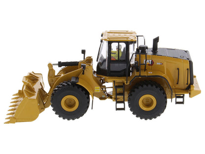 CAT Caterpillar 966 GC Wheel Loader Yellow with Operator "High Line Series" 1/50 Diecast Model by Diecast Masters by Diecast Masters