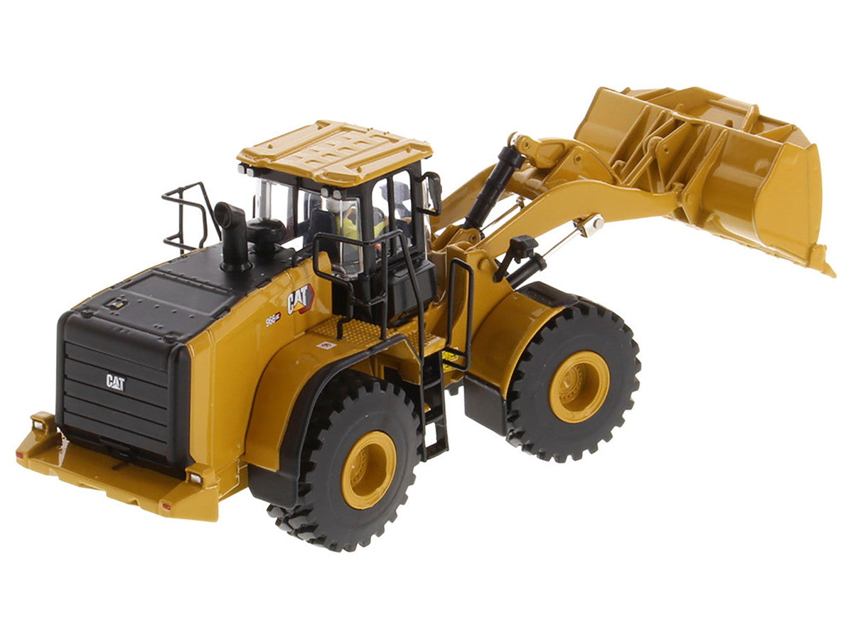 CAT Caterpillar 966 GC Wheel Loader Yellow with Operator "High Line Series" 1/50 Diecast Model by Diecast Masters by Diecast Masters