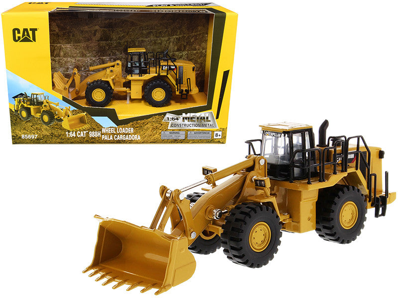 CAT Caterpillar 988H Wheel Loader "Play & Collect!" 1/64 Diecast Model by Diecast Masters by Diecast Masters