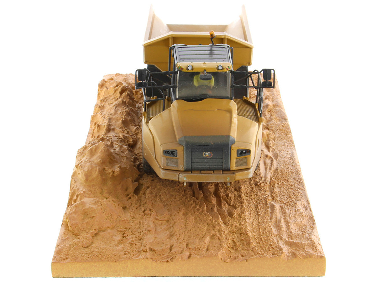 CAT Caterpillar 745 Articulated Truck with Operator (Dirty Version) "Weathered" Series 1/50 Diecast Model by Diecast Masters by Diecast Masters