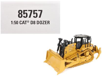 CAT Caterpillar D8 Track-Type Dozer (Standard Configuration) Yellow "High Line" Series 1/50 Diecast Model by Diecast Masters by Diecast Masters