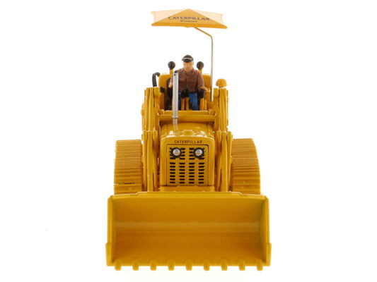 CAT Caterpillar 977D Traxcavator Yellow with Operator "Vintage Series" 1/50 Diecast Model by Diecast Masters by Diecast Masters