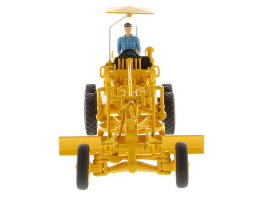 CAT Caterpillar No.12 Motor Grader Yellow with Operator "Vintage Series" 1/50 Diecast Model by Diecast Masters by Diecast Masters